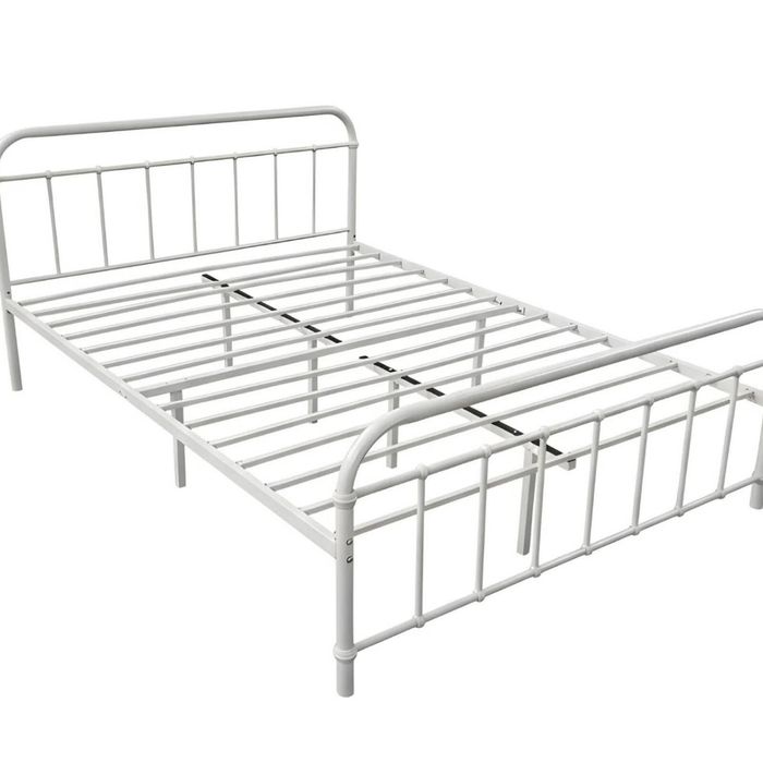 Darcy Metal Bed Frame White - Queen