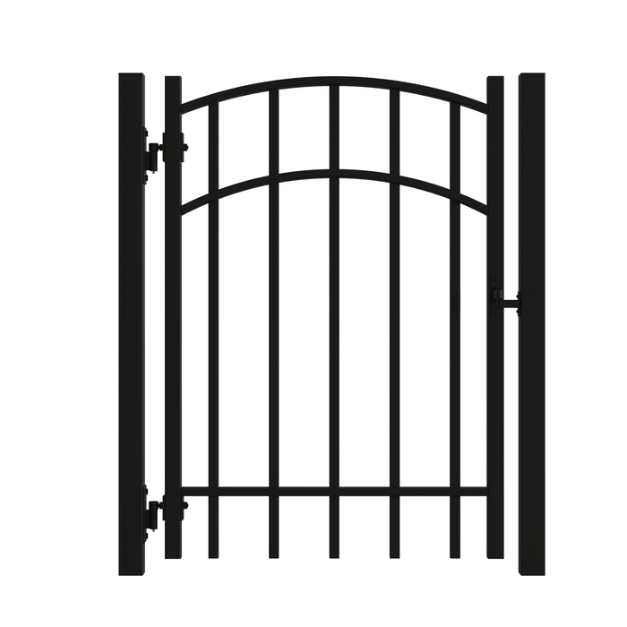 Masterworks 915 x 40 x 1195mm Black Mayfair Garden Gate