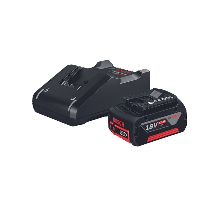 Bosch Blue 18V Starter Kit GBA 5.0AH Battery + GAL 18V-40 Charger