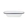 Argon Tableware White Enamel Pie Dish - 20cm