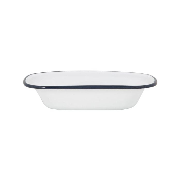 Argon Tableware White Enamel Pie Dish - 20cm