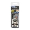 Zenith 5/16" Chrome Plated Dome Nuts - 9 Pack