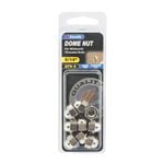 Zenith 5/16" Chrome Plated Dome Nuts - 9 Pack