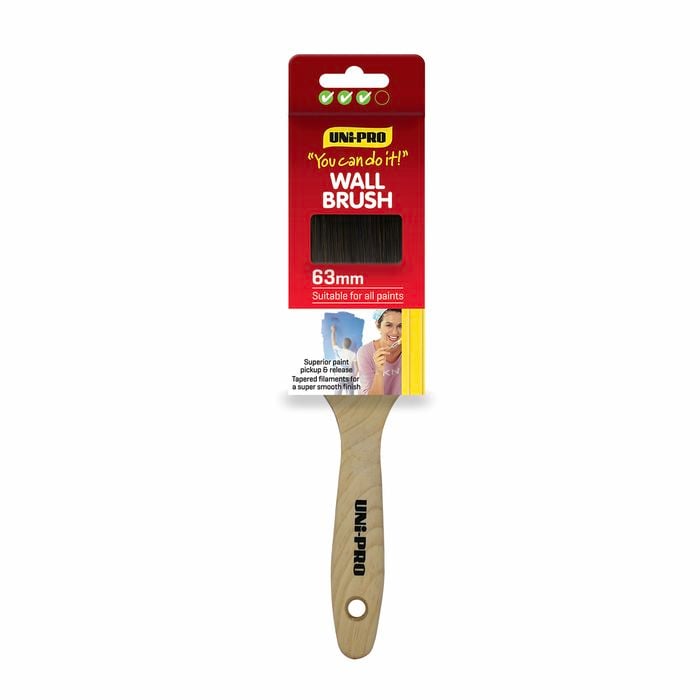 UNi-PRO 63mm You Can Do It Synthetic Wall Paint Brush