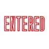 X-Stamper Self Inking Message Stamp (Entered Red)