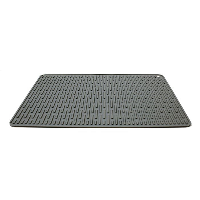 Avanti Silicone Non Slip Heat Resistant Dish Drying Mat Black 40x30cm