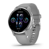 Garmin Venu 2 Plus Silver Stainless Steel Bezel Grey OSFA