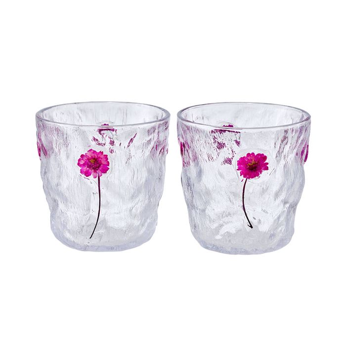 Alex Liddy Country Bloom Set Of 2 Glasses 300ml