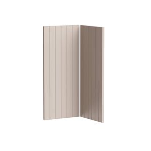 Kaboodle Cannellini V-Groove Corner Base Cabinet Doors - 2 Pack