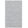 Handwoven Marble Wool Rug-6423-Silver-60x90cm