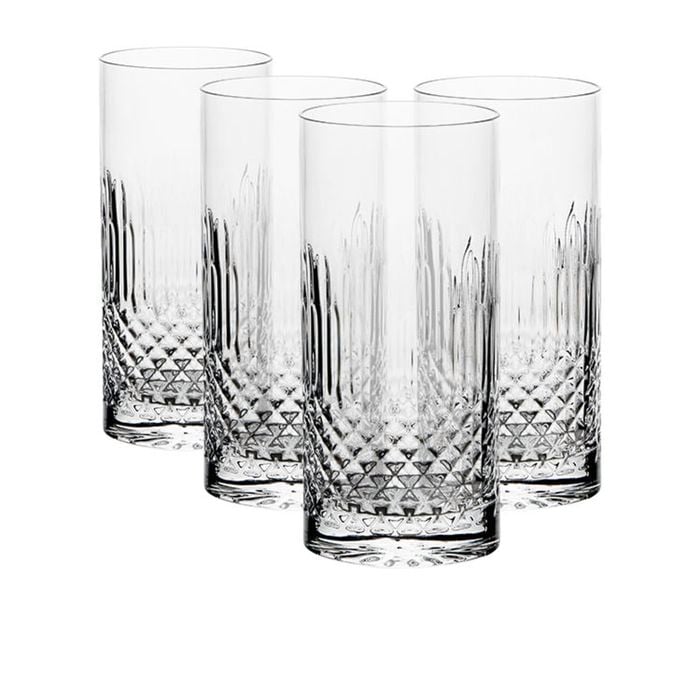 Luigi Bormioli Diamante Highball Glass 480ml Set of 4