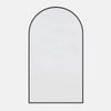 Future Glass Mega Arch Full Length Mirror - 2100 x 1200mm - Black
