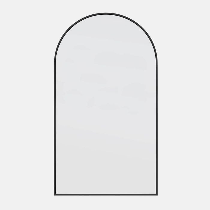Future Glass Mega Arch Full Length Mirror - 2100 x 1200mm - Black