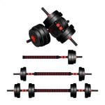 BLACK LORD 40kg 3in1 Dumbbell Set