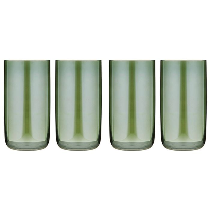 2x 2pc Tempa Verity Highball Tumbler Drinking Glass Set - Fern