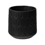 Northcote Pottery 17cm Black Carter Pot