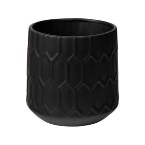 Northcote Pottery 17cm Black Carter Pot