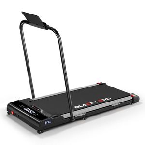 BLACK LORD Treadmill Electric Walking Pad Incline Brushless Motor Foldable Black