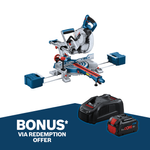 Bosch 18V Professional BITURBO 216mm Mitre Saw 0601B51040 - Skin Only