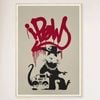 Galrie Banksy Gangsta Rat Art Print - Iconic Urban Rebellion Poster, 2004, Wood Frame, A0 84 x 119cm (33 x 47inch)