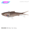 Samaki Vibelicious Fork Tail Vibe 100mm Soft Plastic Fishing Lure Clear UV Mullet