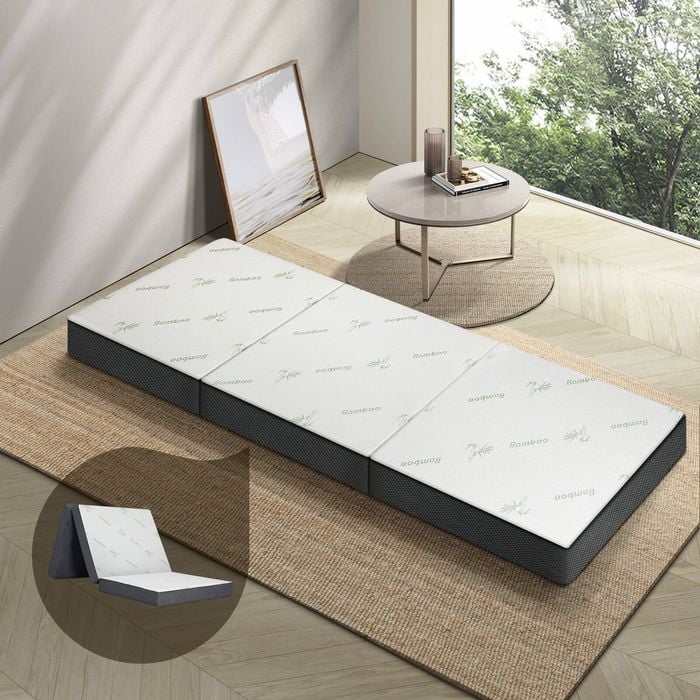 Bedra Folding Mattress Bamboo Foam Foldable Sofa Bed Single
