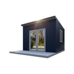 Quick Built 3.6m x 3.6m Office Incl Floor Outdoor Structure
