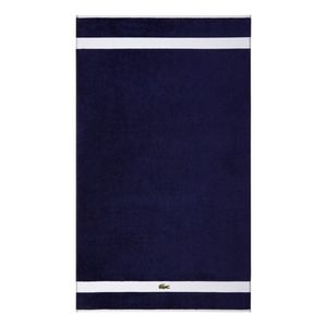 Lacoste LCASUAL Cotton Bath Sheet 90x150cm Towel - Marine