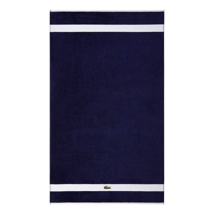 Lacoste LCASUAL Cotton Bath Sheet 90x150cm Towel - Marine