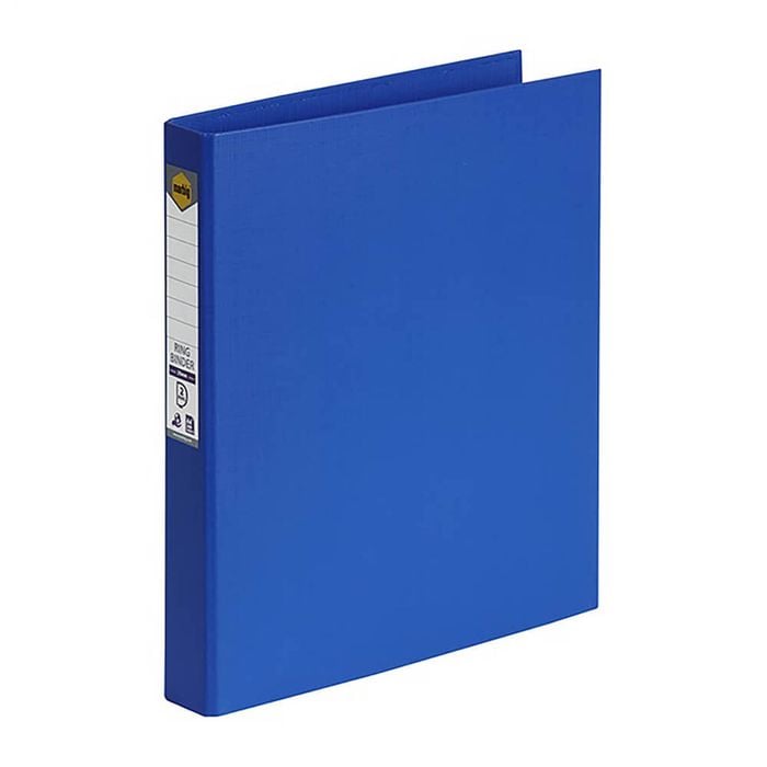Marbig Polyethylene 2 D-ring Binder 25mm (A4) (Marine)
