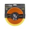 LickiMat Wobble Slow Feeder Boredom Buster Dog Food Bowl - Orange