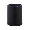 Barelli 6L Matte Black Round Plastic Bathroom Bin