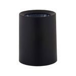 Barelli 6L Matte Black Round Plastic Bathroom Bin