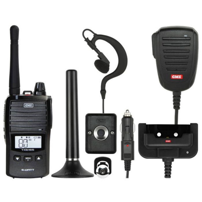 GME TX6165 5W UHF Radio Ultimate Pack - Black