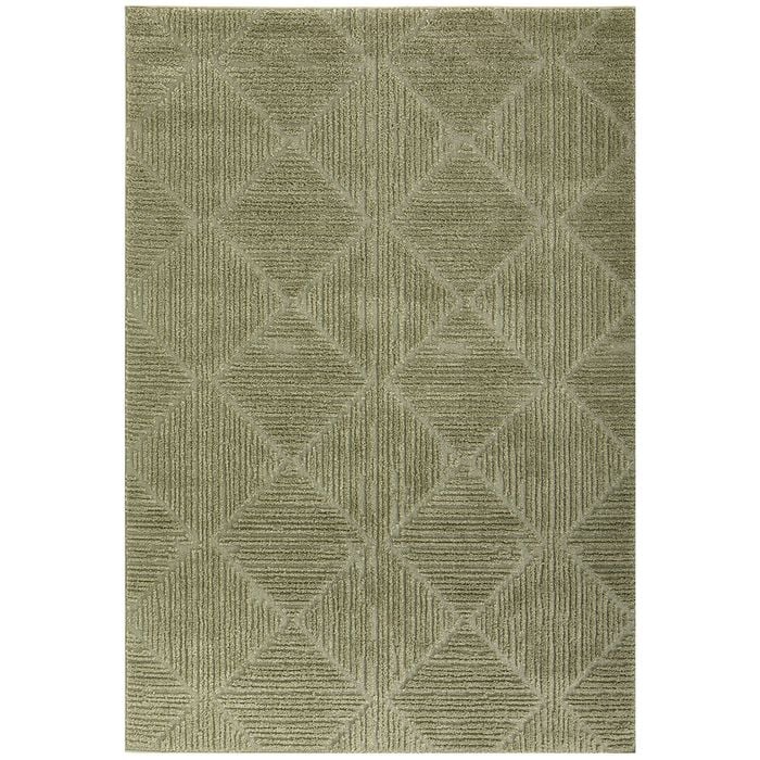 The Rug Connection Avid Shilo Olive Green 230x160cm - Medium Indoor Floor Rug