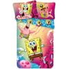 Spongebob Squarepants Bubbles Kids Cotton Quilt Cover Set - Single Bed Size