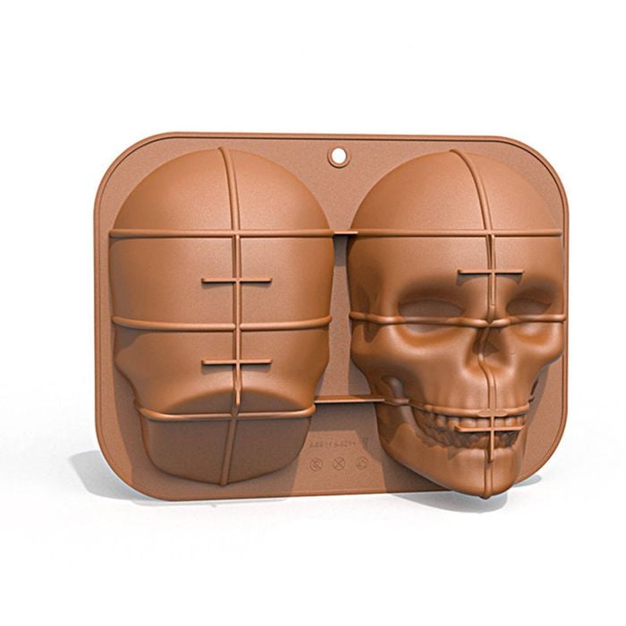 Catzon Halloween Themed Ice Cube Trays Great for Chocolate Cake-Coffee
