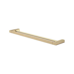 Caroma 630mm Brushed Brass Luna Double Towel Rail