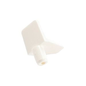 Hafele White Plastic Shelf Support - 50 Pack