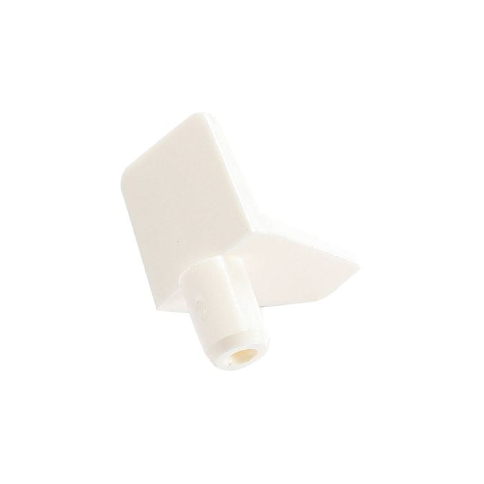Hafele White Plastic Shelf Support - 50 Pack