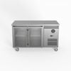 Fed-x Two Glass Door Bench Fridge  - Under Bench Fridges (xub7c13g2v)