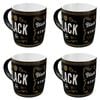 4x Nostalgic-art Ceramic Coffee Mug Retro Design Black Tea 330ml