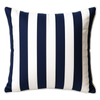 Mojo 60cm Cabana Stripe Navy Cushion Cover with Pipe