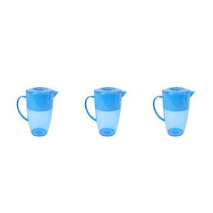 3PK Urban Kitchen Pitcher w/ Lid Two-Tone Blue 2.2L Functional 26x11.5cm