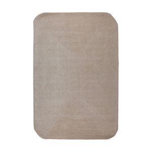Colorscope deco design 3 contemporary indoor rug wood grain taupe 305x420cm