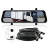 Elinz K Series 9.6" Full Screen Display Mirror Monitor Dual Lens Ahd 1080p Reversing Camera 10m Cable