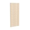 Kaboodle 900mm Almond Oak Modern Pantry Doors - 2 Pack