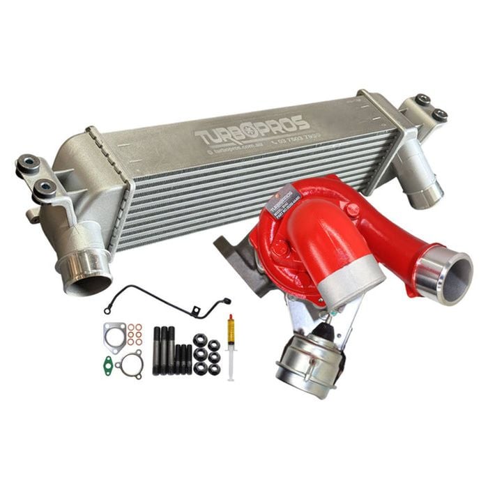 GEN1 High Flow Turbo Charger With 85mm Intercooler And Genuine Oil Feed Pipe For Hyundai iLoad/iMax D4CB 2.5L 2008-2012