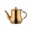 ANYGLEAM Teapot Gold Stainless Steel with Filter for Coffee, Tea, Oil and Liquid Seasonings Container Kettle