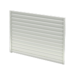 Sector Panel Fencing Breezeline Panel - 1.5m Gull Grey